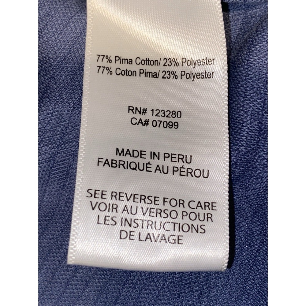 Travis Mathew Mens Golf Polo Shirt Size Small Blue Short Sleeve Lightweight - Picture 6 of 7